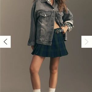 Pilcro The Weston Denim Boyfriend Jacket/ Smoke Wash/ Small